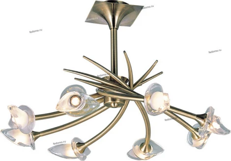 Потолочная люстра N-Light PX-0653 PX-0653/8A antique brass