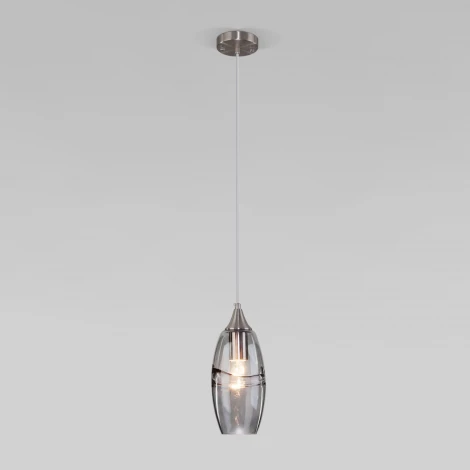 Умный подвесной светильник Eurosvet Lotus 50222/1 дымчатый (220V, на проводе)