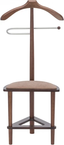 Вешалка со стулом Leset Атланта Leset (Микровелюр/Коричневый) арт.2000000092416