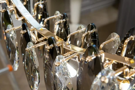 Подвесной светильник Stecciato L92406.92 (220V, хрусталь, на тросе)