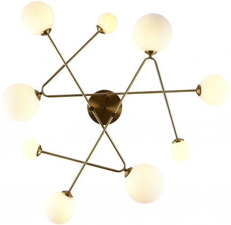 Потолочная люстра на штанге Evoluce Fantini SLE2211-302-09 (220V, шарики)