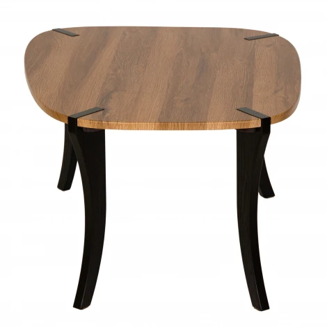 Стол журнальный BeautyStyle 35 дуб вотан/черный Mebelik 009857