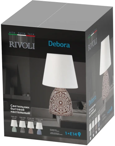 Интерьерная настольная лампа Rivoli Debora D7045-502