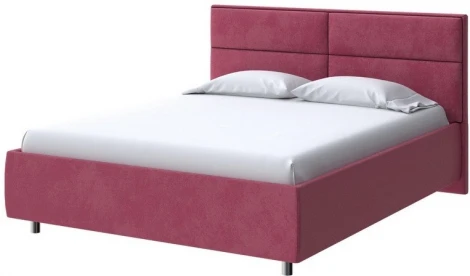 PROxSON Кровать Pado без основания (Ткань: Велюр Casa Винный) 90x200