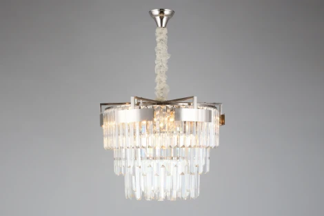 Подвесная люстра каскадная Aployt Mariz APL.813.03.09 (220V, хрусталь, на цепи)