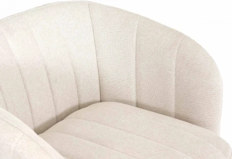 Кресло ОГОГО Lecco (Ткань,Рогожка/Бежевый)