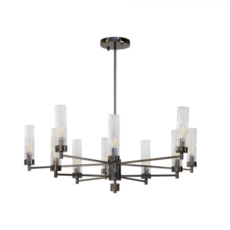 Подвесная люстра на штанге AM Group INDIGO INDIGO SP10 PEARL BLACK (220V)