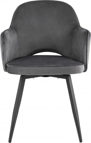 Стул Stool Group Венера вращающийся велюр серый 2 шт