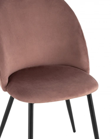 Стул Stool Group Lilly велюр пыльно-розовый 4 шт. УТ000040713
