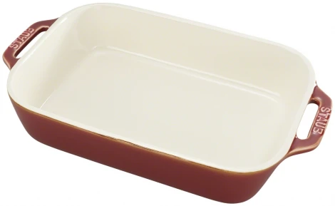 Форма для запекания, прямоугольная 27х20 см, античный медный 40511-885 Staub