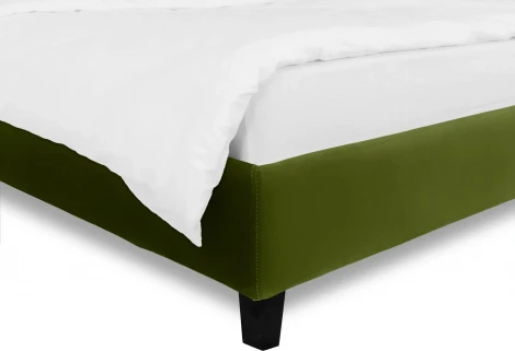 Кровать Queen II Sharlotta L 1600 ОГОГО (арт.577026), (Ткань/Зеленый)