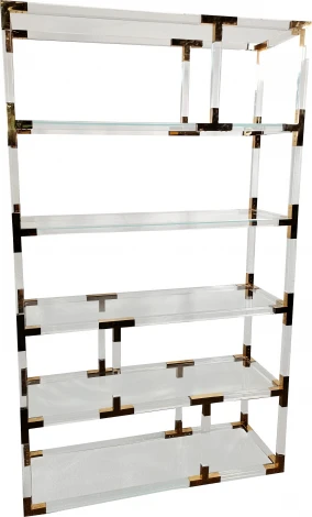 Стеллаж IST-CASA Роялти MH-1780NC, 120х38х200 см, прозрачный