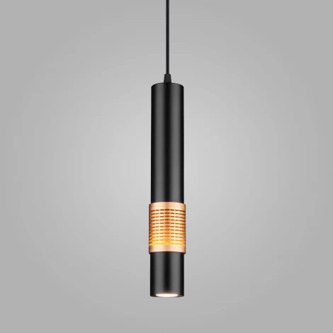 Подвесной светильник Elektrostandard DLN001 MR16 черный матовый/золото