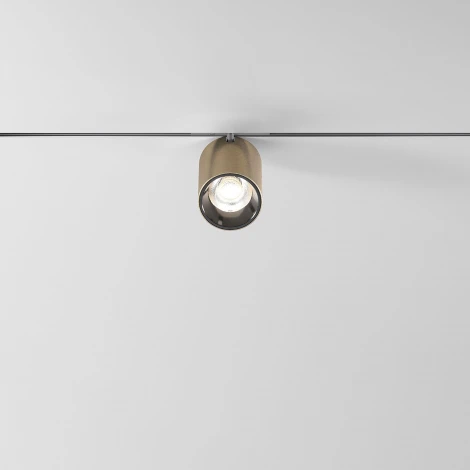 Трековый светильник магнитный Elektrostandard Mini Magnetic 85204/01 9W 3000K латунь/черный (LED, 24V)