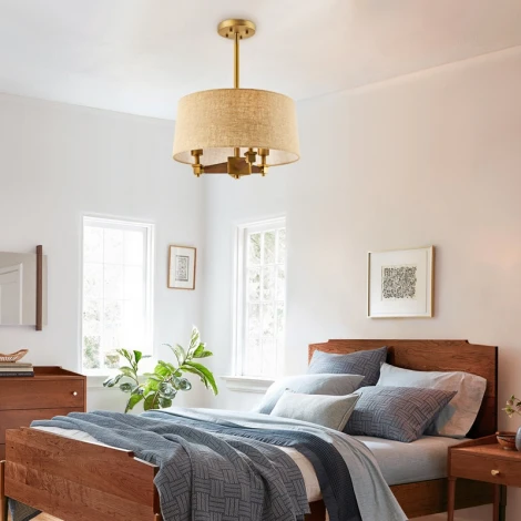 Потолочная люстра на штанге Jorgenson Beige ImperiumLoft Stavra-Triple01 (102090-26)