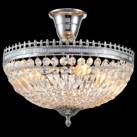 Потолочная люстра Natali Kovaltseva Rococo 81406/4C CHROME