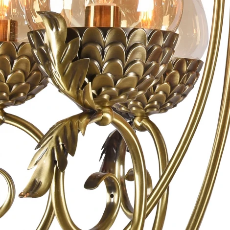 Подвесная люстра Lumien Hall Olivi 3304/6H-ABPAB-AM