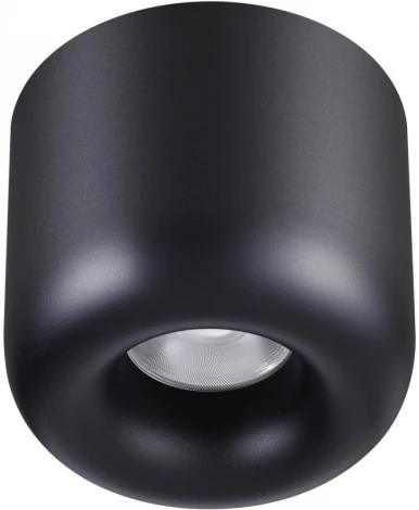 Накладной светильник влагозащищённый Novotech Lisse 359440 черный IP44 LED 10W 220V 3000K (круглые)