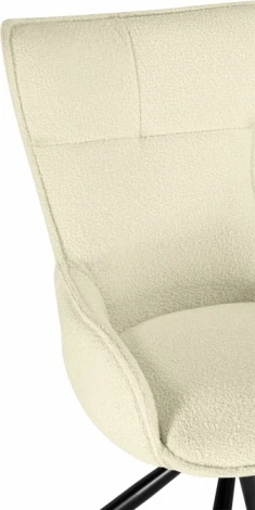 Стул на металлокаркасе Woodville Chicago cream / black арт.15829