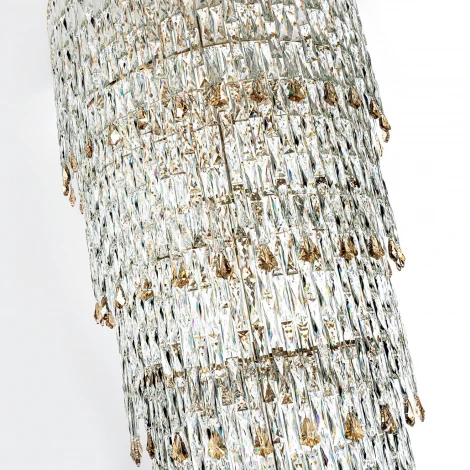 Подвесная люстра хрустальная Modelux ML.905.750 GD