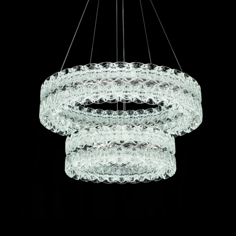 Подвесная люстра светодиодная с пультом с регулировкой цветовой температуры Modelux ML.8185.600.400 CR