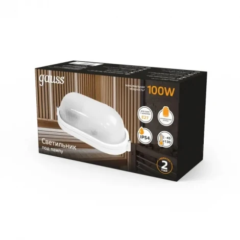 Настенно-потолочный светильник Gauss НБП 926602201 (IP54)