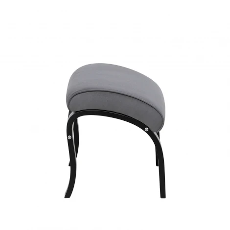 Пуф Leset Универсальный с кантом 4687206818224 Фанера,Шпон, Велюр, Серый, Венге