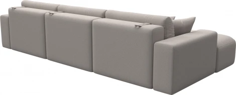 Диван угловой Лига-036 НПБ Классик Лонг левый угол Лига Диванов (Замша) арт.127802L