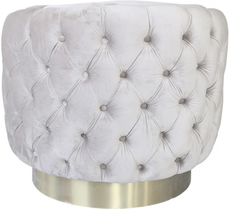 Кресло Garda Decor 87YY-1827 BG (Хром/Светло-серый)