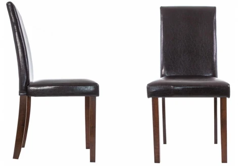 Стул Woodville Gross dirty oak / dark brown 11011