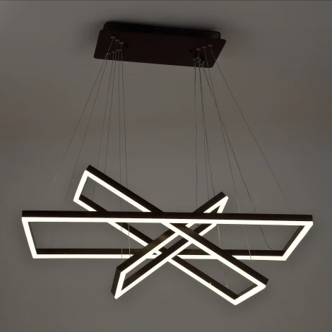 Подвесной светильник светодиодный с пультом с регулировкой цветовой температуры и яркости LED4U LED4U L11001-3HL BR