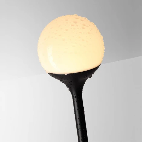 Наземный уличный светильник Odeon Light Dew 7120/3GLB черный/металл IP65 LED 3W 195Лм 3000K 200° 12-24V шар