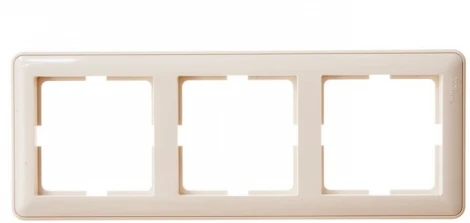 Рамка на 3 поста (слоновая кость) Systeme Electric W59 KD-3-28