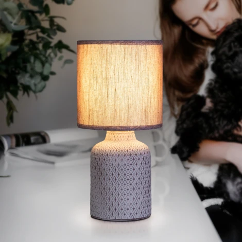 Интерьерная настольная лампа Rivoli Sabrina D7043-501