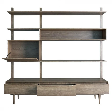 Стеллаж Bruni с ящиками