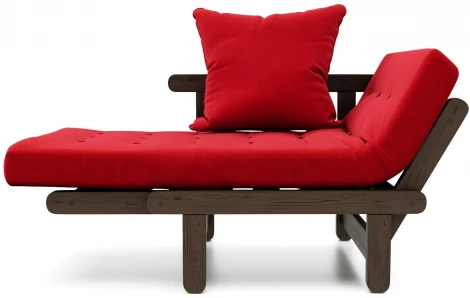 Кресло Arsko Сламбер венге красный велюр