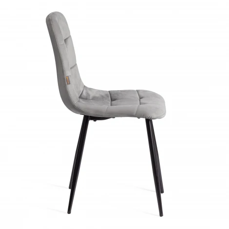 Стул CHILLY (mod. JSC-220) Tetchair (Металл,Велюр/Темно-серый) арт.21495