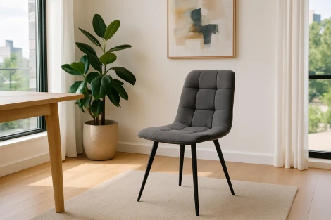 Стул Агат Аленушка(2 шт), Графит Софт