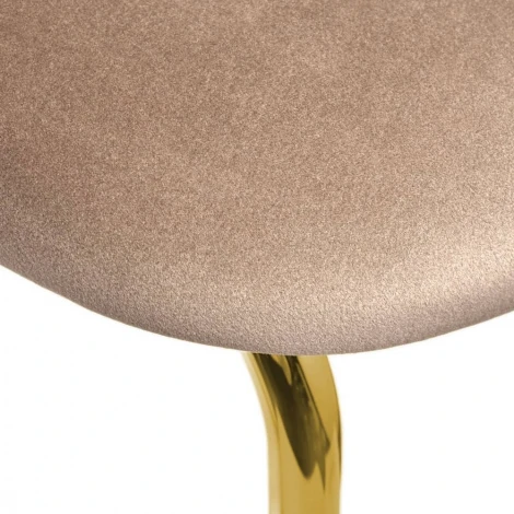 Стул Elle латте с золотыми ножками Bradex Home (арт.RF 0718)