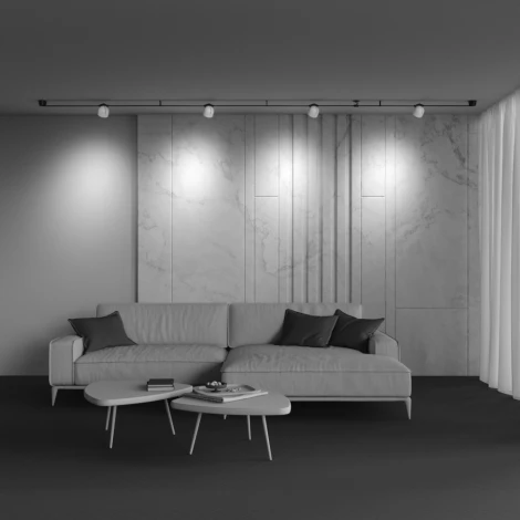 Трековый светильник ременной Maytoni Cup Parity TR124B-12W3K-M-W 48V 3000K 12Вт белый