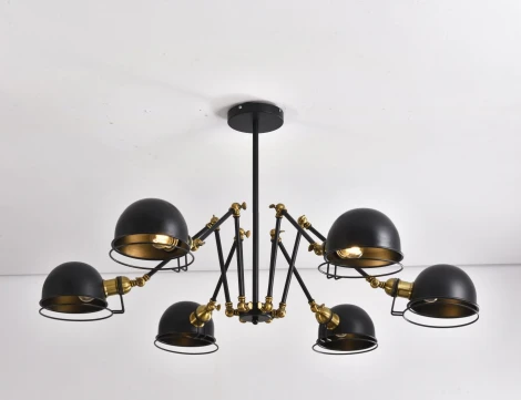 Потолочная люстра Lumina Deco Valmonti LDP D015-6 BK