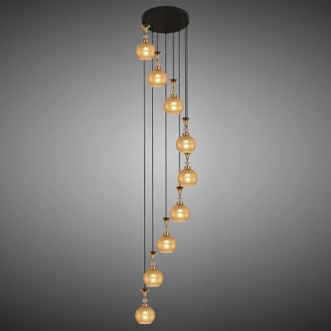 Подвесной светильник Reluce 02001-0.9-09 AMBER (220V, на проводе)