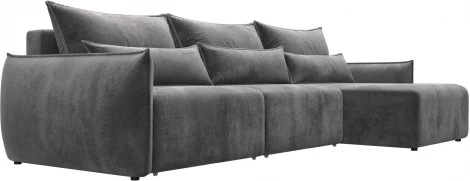 Диван угловой Лига-051 НПБ Лонг угол универсальный Лига Диванов (Велюр) арт.128667