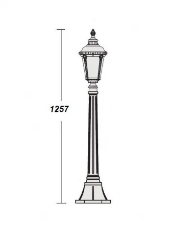 Наземный фонарь Oasis Light Munich 2 S 79757
