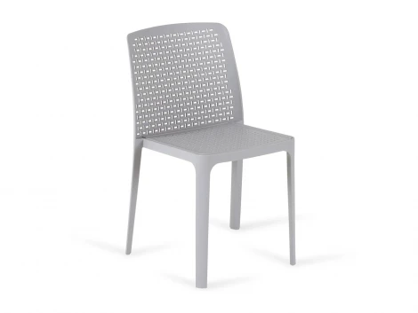 Комплект стульев Bottega 4 шт. ОГОГО Обстановочка! 966308 (Пластик/Светло-серый)