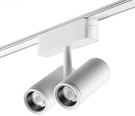 Трековый светильник для низков. шинопровода Novotech Smal 359109 SHINO IP20 LED 4000K 2*8W 48V 1360Лм (круглые)