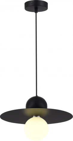 Подвесной светильник Evoluce Rizz SLE1257-443-01 Черный/Черный G9 1*5W 4000K (220V, на проводе, шар)