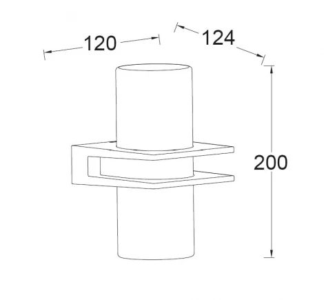 Настенный светильник уличный Oasis Light W1929