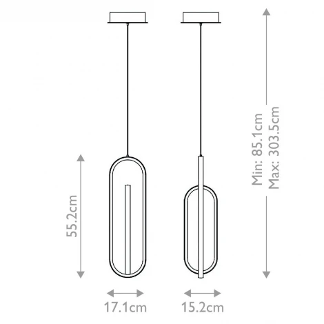 Подвесной светильник Eurofase Demark QN-DEMARK-1P-BG