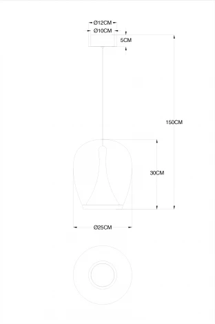 Подвесной светильник Divinare Campo 5875/51 SP-20